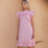 Vestido Laise Babadinhos Rosa
