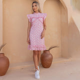 Vestido Laise Babadinhos Rosa