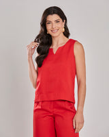 Conjunto Regata e Calça Pantalona Vermelho