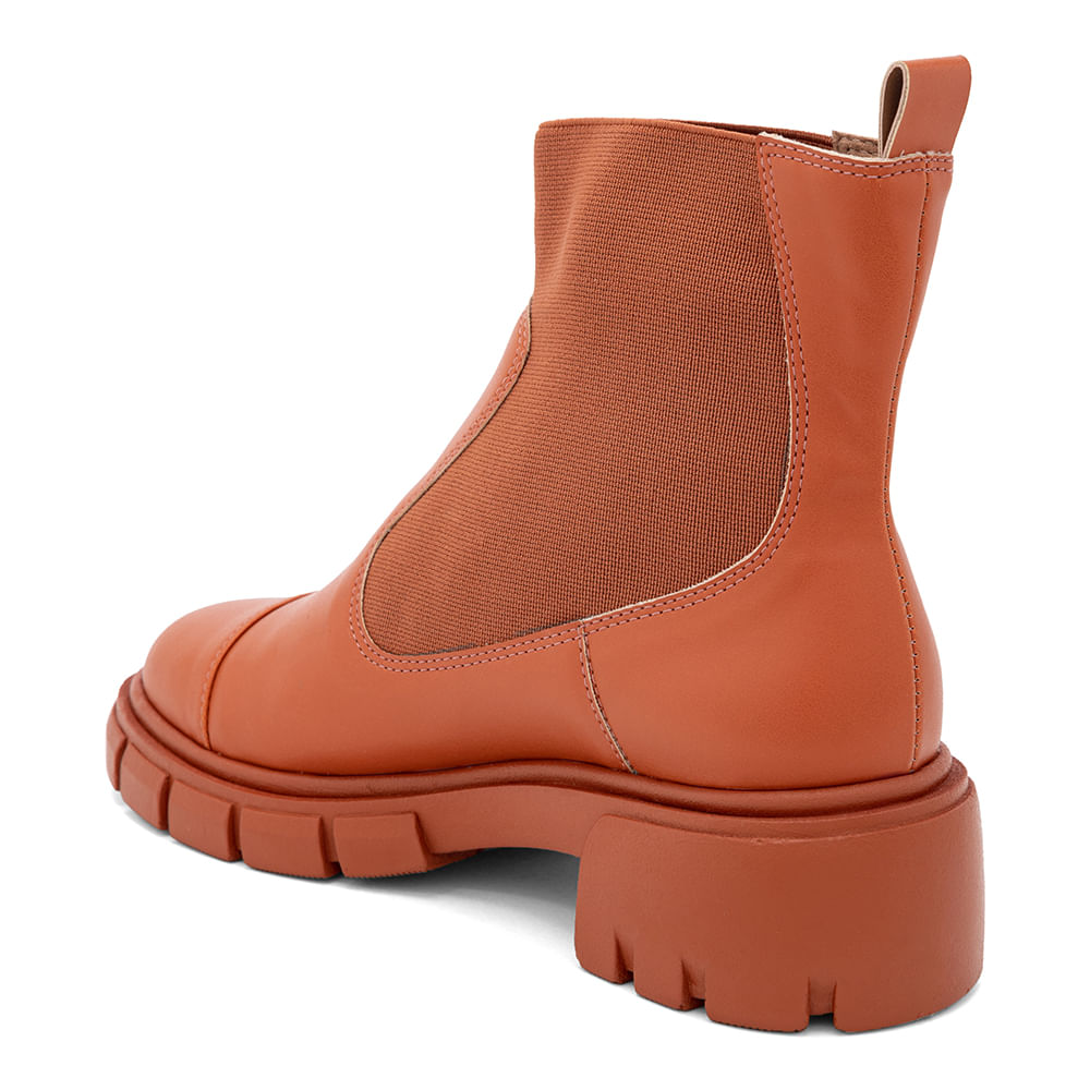 Bota Coturno Tratora Cano Médio  Marrom