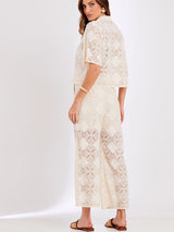 Camisa Renda Floranza Nude