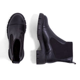 Bota Coturno Tratora Cano Médio  Preto