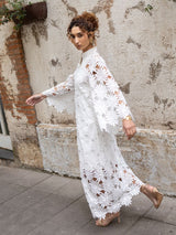 Vestido Amplo Margarida Offwhite