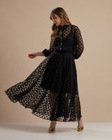 Conjunto Poá Elegante Preto