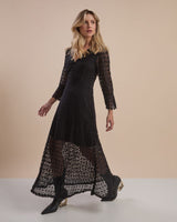 Vestido Renda Midi Guipir
